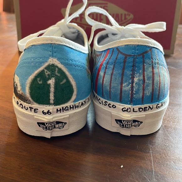 NEW custom painted Authentic Vans California theme - Picture 5 of 12
